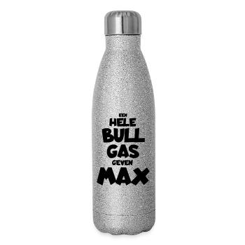 Un accélérateur de taureau entier Max Race, DGP, Zandvoort * - Gourde isotherme pailletée 500 ml - paillettes argentées - Droite