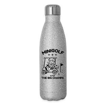 Children's golf - Glitter Thermal Bottle 500 ml - silver glitter - Right