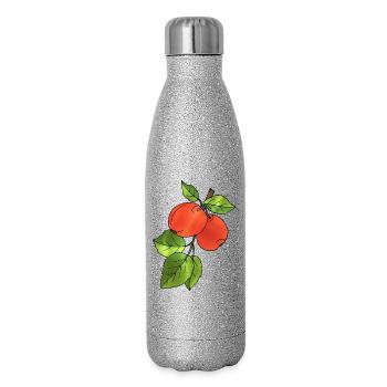 Apples - Glitter Thermal Bottle 500 ml - silver glitter - Right