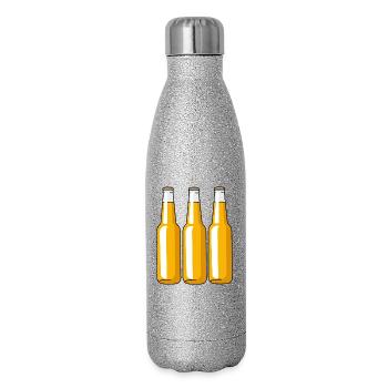 Beer - Glitter Thermal Bottle 500 ml - silver glitter - Right