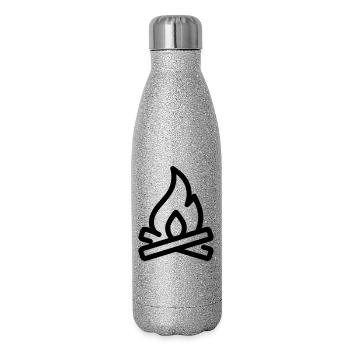 Campfire - Glitter Thermal Bottle 500 ml - silver glitter - Right