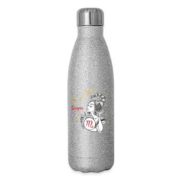 Scorpio - Glitter Thermal Bottle 500 ml - silver glitter - Right