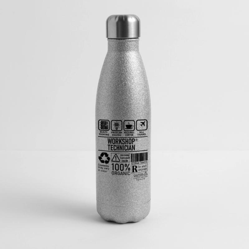 Workshop Technician multi tasking problem solving Glitter Thermal Bottle 500 ml