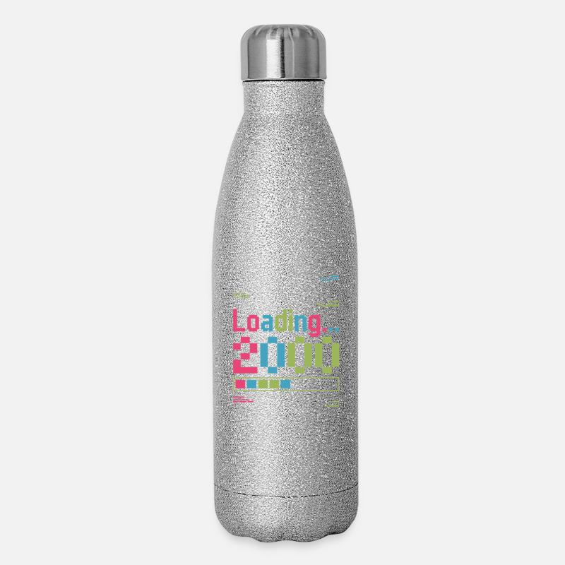 Loading 2000 pixel loading screen - Glitter Thermal Bottle 500 ml - silver glitter