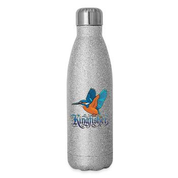 kingfishers - Glitter Thermal Bottle 500 ml - silver glitter - Right