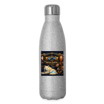 Gaming Banner Tee - Glitter Thermal Bottle 500 ml - silver glitter - Right