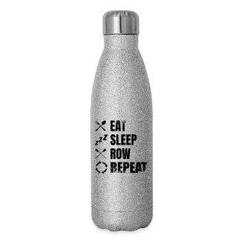 Rowing Procedure - Glitter Thermal Bottle 500 ml - silver glitter - Right