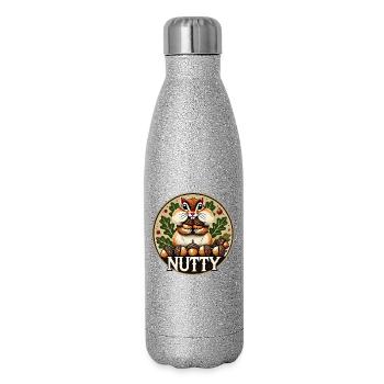 Nussiger Chipmunk Harvest Charm - Glitzer Isolierflasche 500 ml - Silber Glitzer - Rechts