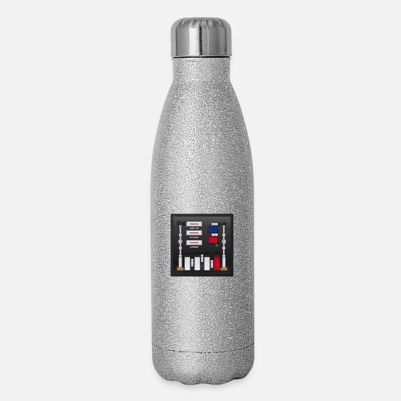 Vader Box - Gourde isotherme pailletée 500 ml - paillettes argentées