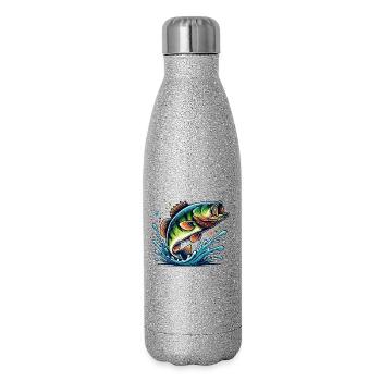 Big Bass - Glitter Thermal Bottle 500 ml - silver glitter - Right
