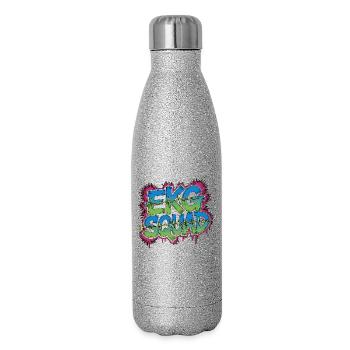 Technicien de stimulateurs cardiaques de l’équipe ECG - Gourde isotherme pailletée 500 ml - paillettes argentées - Droite