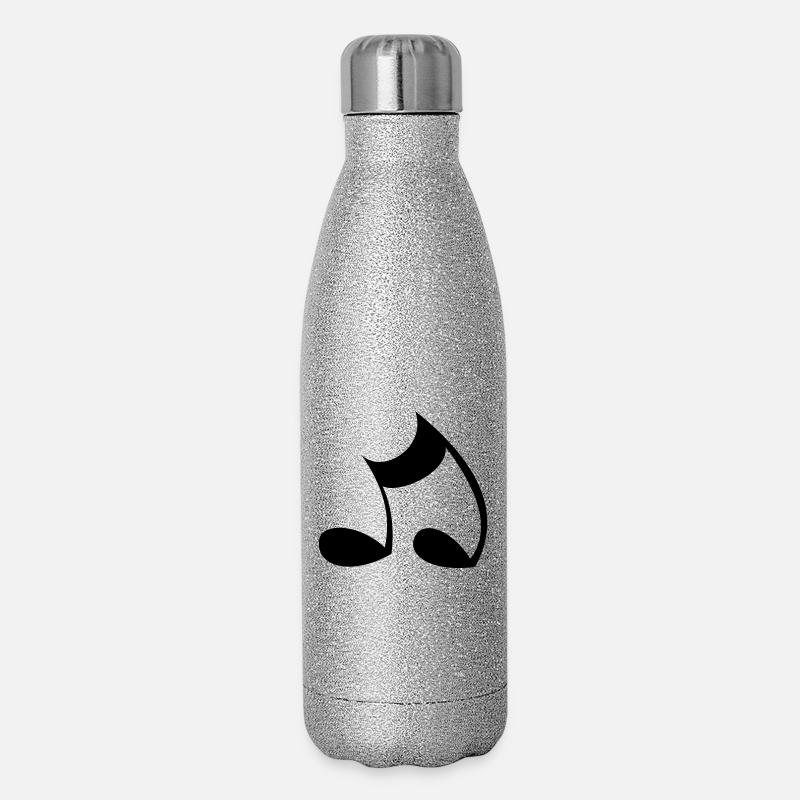 Note - Gourde isotherme pailletée 500 ml - paillettes argentées