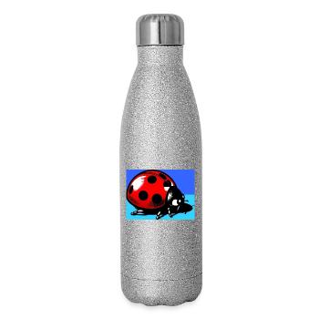 ladybird - Glitter Thermal Bottle 500 ml - silver glitter - Right
