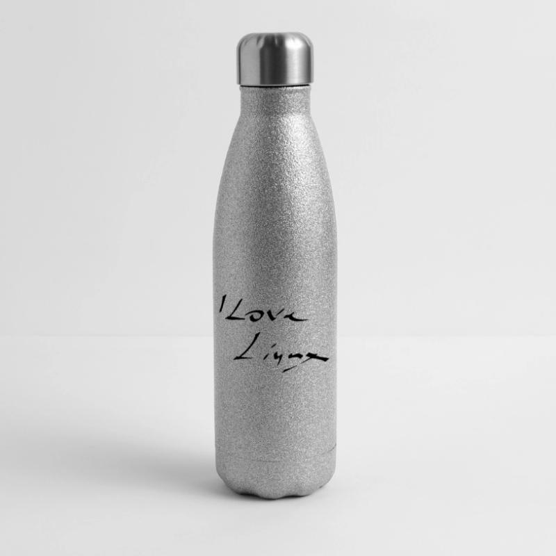 Linux, Software, programmieren Glitzer Isolierflasche 500 ml