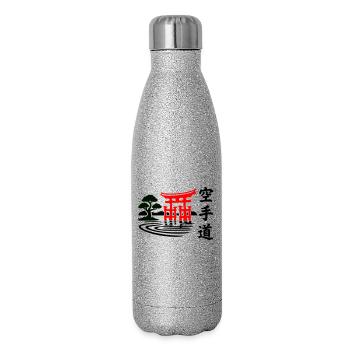 Karate Nature - Glitter Thermal Bottle 500 ml - silver glitter - Right