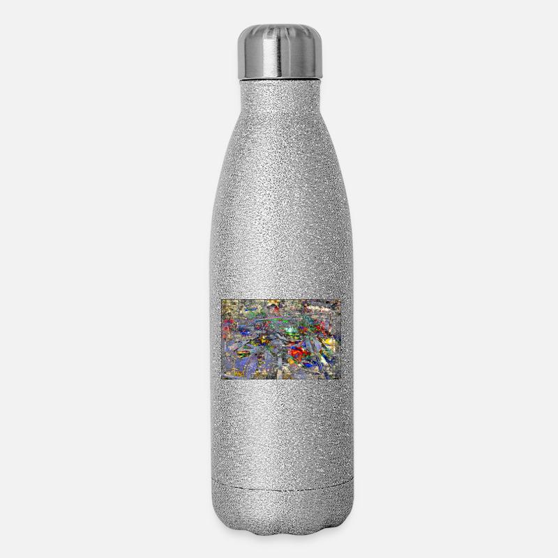 Ysprakfaggy - Glitter Thermal Bottle 500 ml - silver glitter