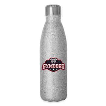 GymDogs Bulldog Strength - Glitter Thermal Bottle 500 ml - silver glitter - Right