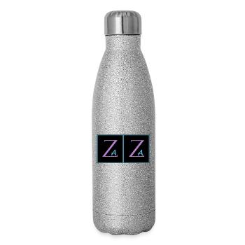 Zaza - Glitter Thermal Bottle 500 ml - silver glitter - Right