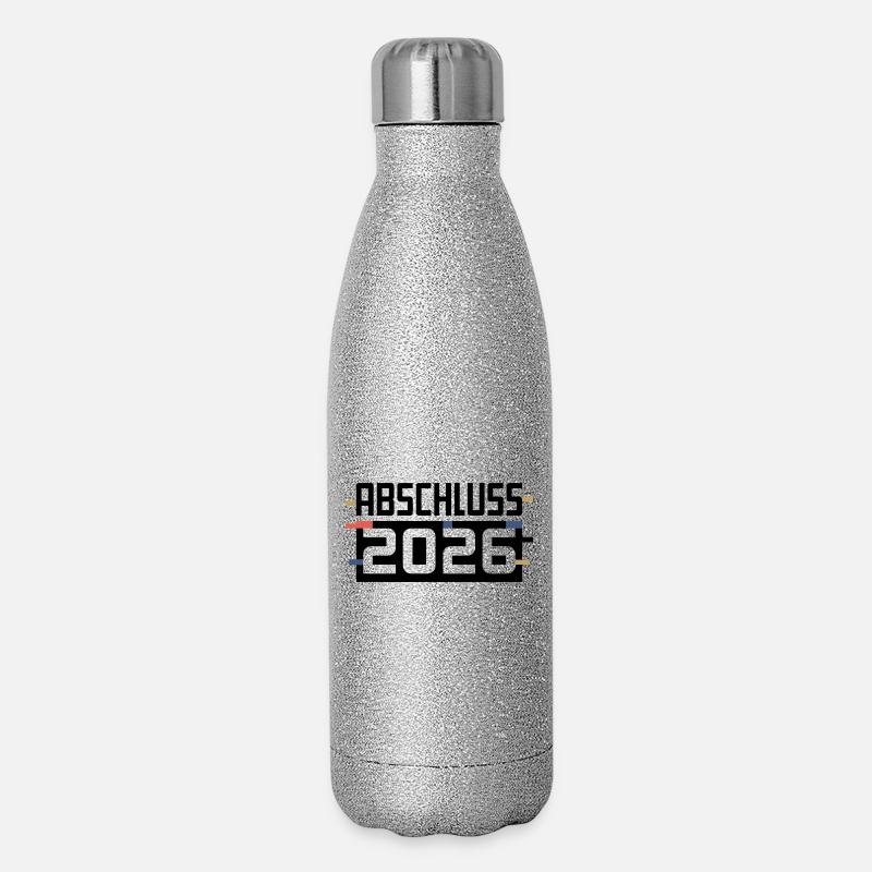 Graduation Design 2026 - Glitter Thermal Bottle 500 ml - silver glitter