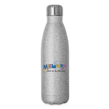 Memory nice was the time - Glitter Thermal Bottle 500 ml - silver glitter - Right