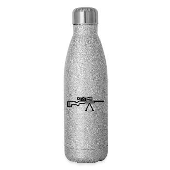 sniper - Glitter Thermal Bottle 500 ml - silver glitter - Right