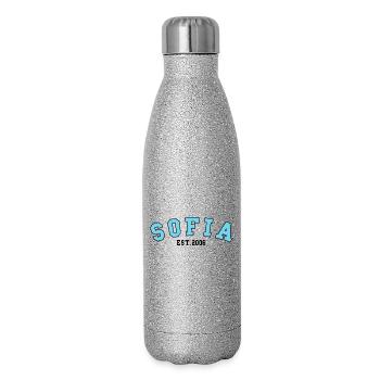 Sofia Est. 2006 - Glitter Thermal Bottle 500 ml - silver glitter - Right