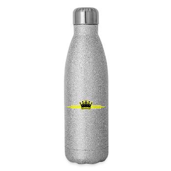 Crown Line - Glitter Thermal Bottle 500 ml - silver glitter - Right