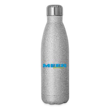 MEER GEHT IMMER - Glitzer Isolierflasche 500 ml - Silber Glitzer - Rechts