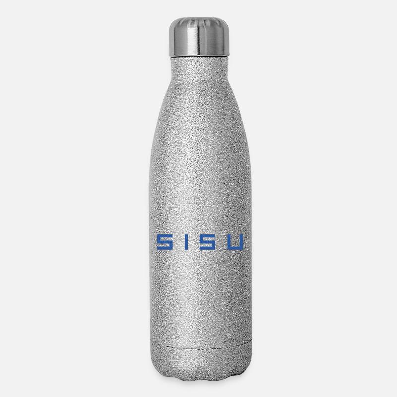 Sisu - Glitzer Isolierflasche 500 ml - Silber Glitzer