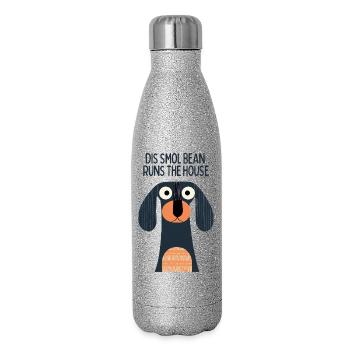 Sausage in charge - Glitter Thermal Bottle 500 ml - silver glitter - Right