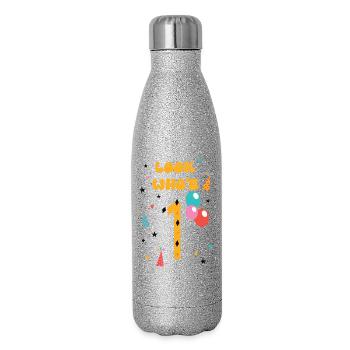 Regardez qui parle - Gourde isotherme pailletée 500 ml - paillettes argentées - Droite