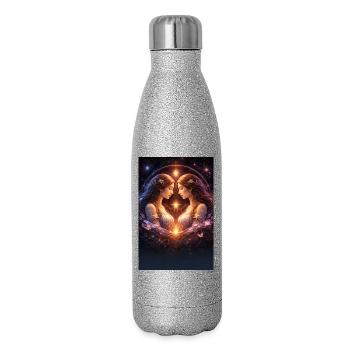 Zwilling - Glitzer Isolierflasche 500 ml - Silber Glitzer - Rechts