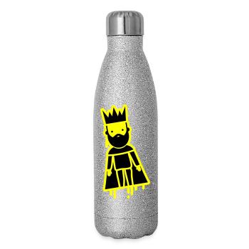 King Majesty - Glitter Thermal Bottle 500 ml - silver glitter - Right