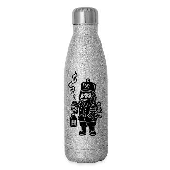 Miner smoker - Glitter Thermal Bottle 500 ml - silver glitter - Right