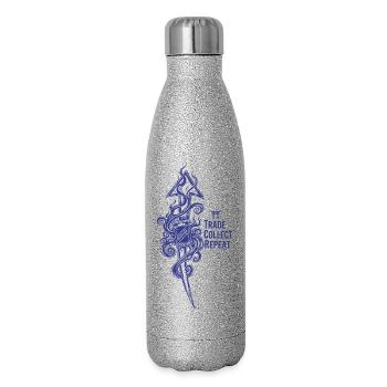 Trade Collect Repeat Booster Trading Card - Glitter Thermal Bottle 500 ml - silver glitter - Right