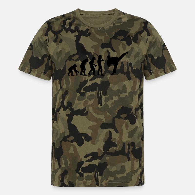 Evolution Karaté / Taek Won Do - T-Shirt Camo Homme - camouflage
