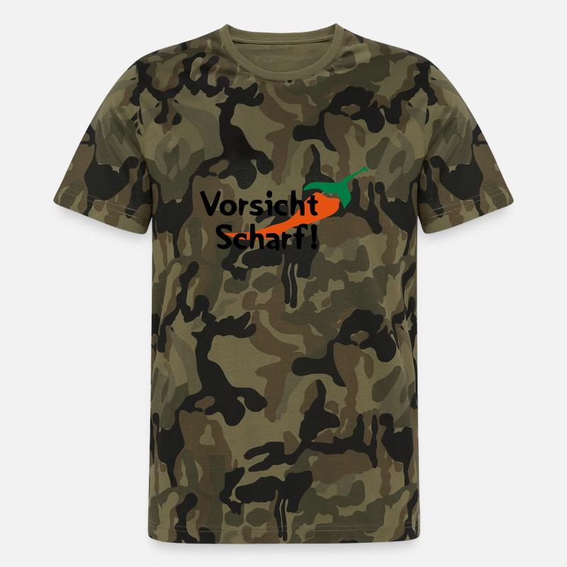 Caution Sharp! - Men's Camo T-Shirt - camouflage