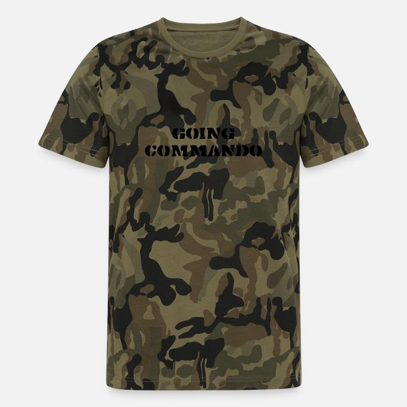 gå commando - Camouflage-T-shirt til mænd - camouflage