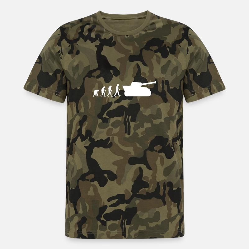 panzer evolution - Men's Camo T-Shirt - camouflage