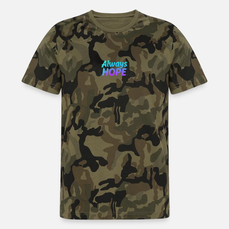 Always Hope Gradient - Men's Camo T-Shirt - camouflage