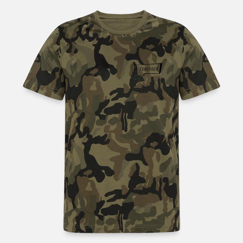 Speech bubble congratulations - Men's Camo T-Shirt - camouflage