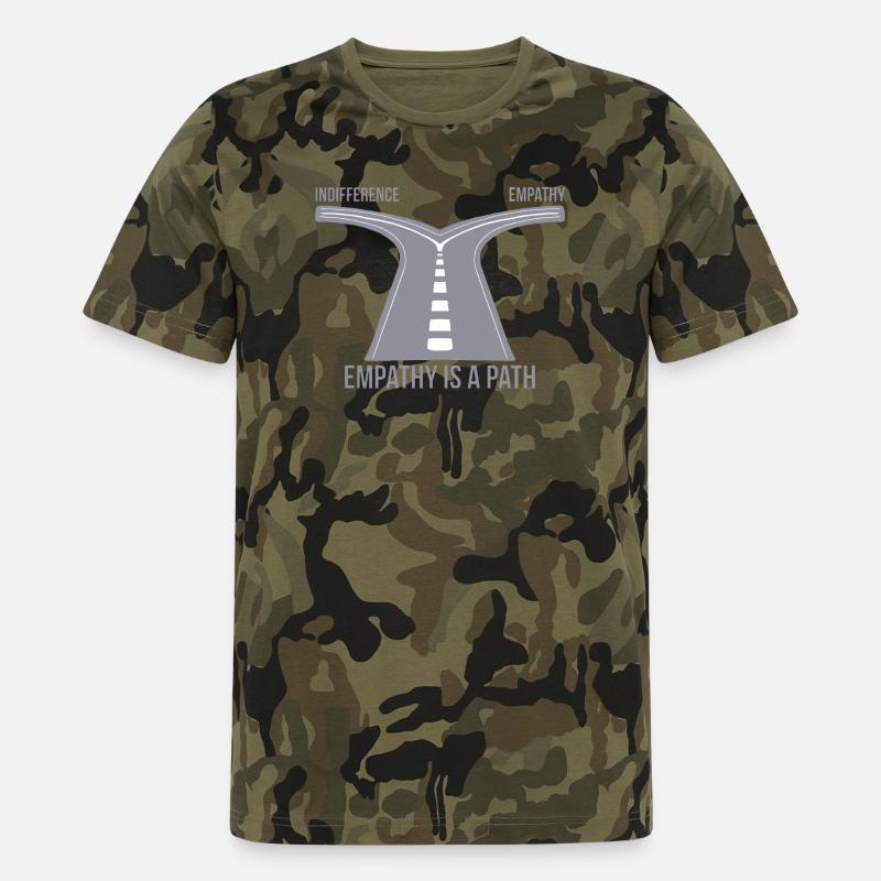 Empathy is a Path - Men's Camo T-Shirt - camouflage