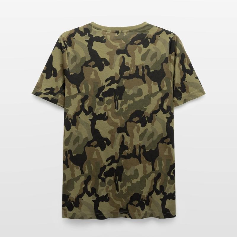 OLD POSTCODE POSTCODE RETRO 4000 DÜSSELDORF - OLD Men's Camo T-Shirt