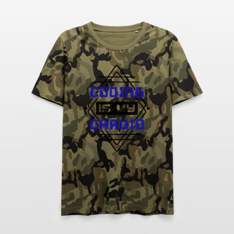 Cool Saying Developer Coden Programmer Code Men's Camo T-Shirt
