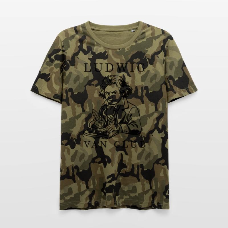 Beethoven Maglietta mimetica da uomo