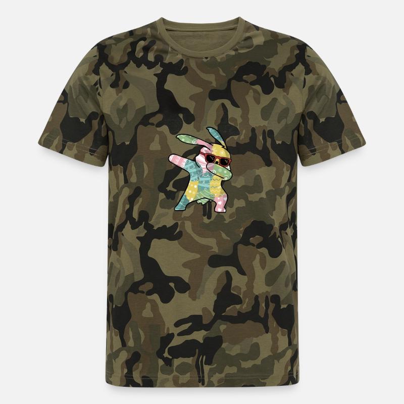 Dabbing Easter Bunny Easter Bunny Easter - Men's Camo T-Shirt - camouflage