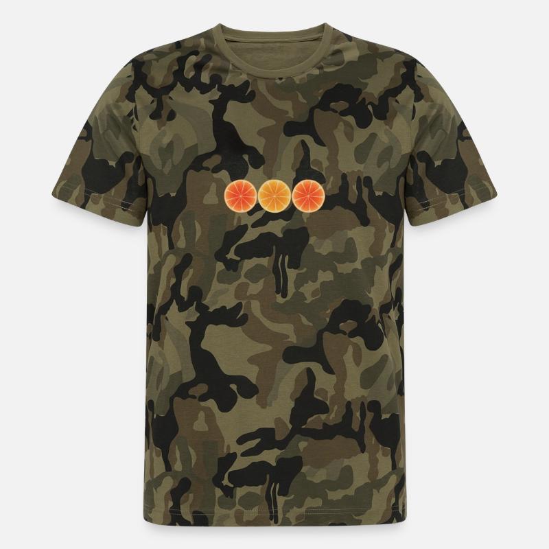 orange - Men's Camo T-Shirt - camouflage