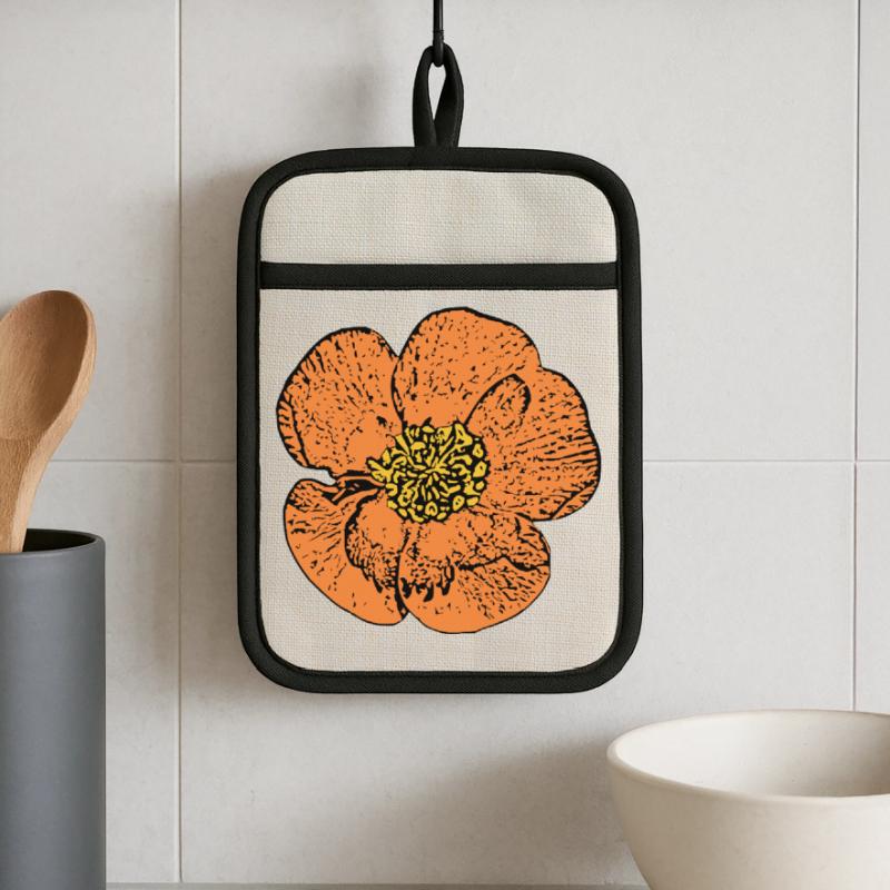 Muttertags Geschenk Mutter Muttertag Geschenkidee  Topflappen mit Gummirückseite