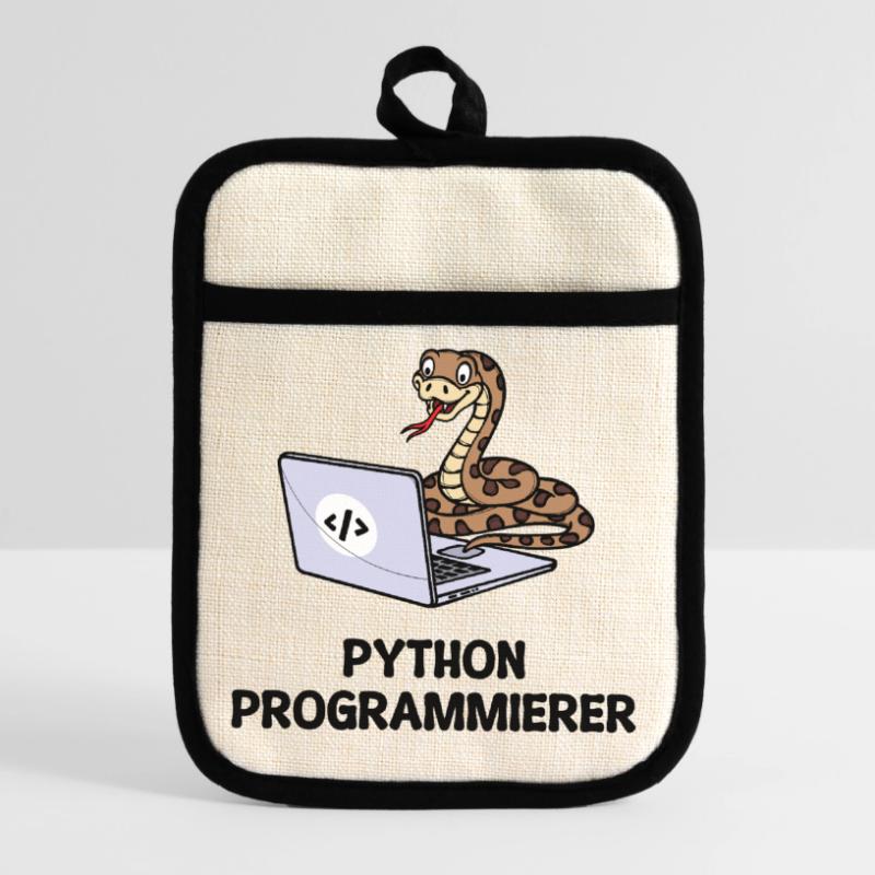 Programmierer Computer Code Developer Statement Topflappen mit Gummirückseite