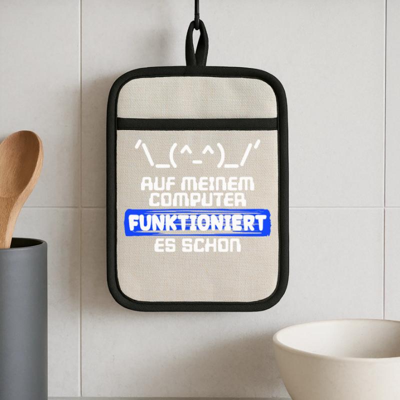 Computer Developer Software Developer Statement Pot holders with rubber back